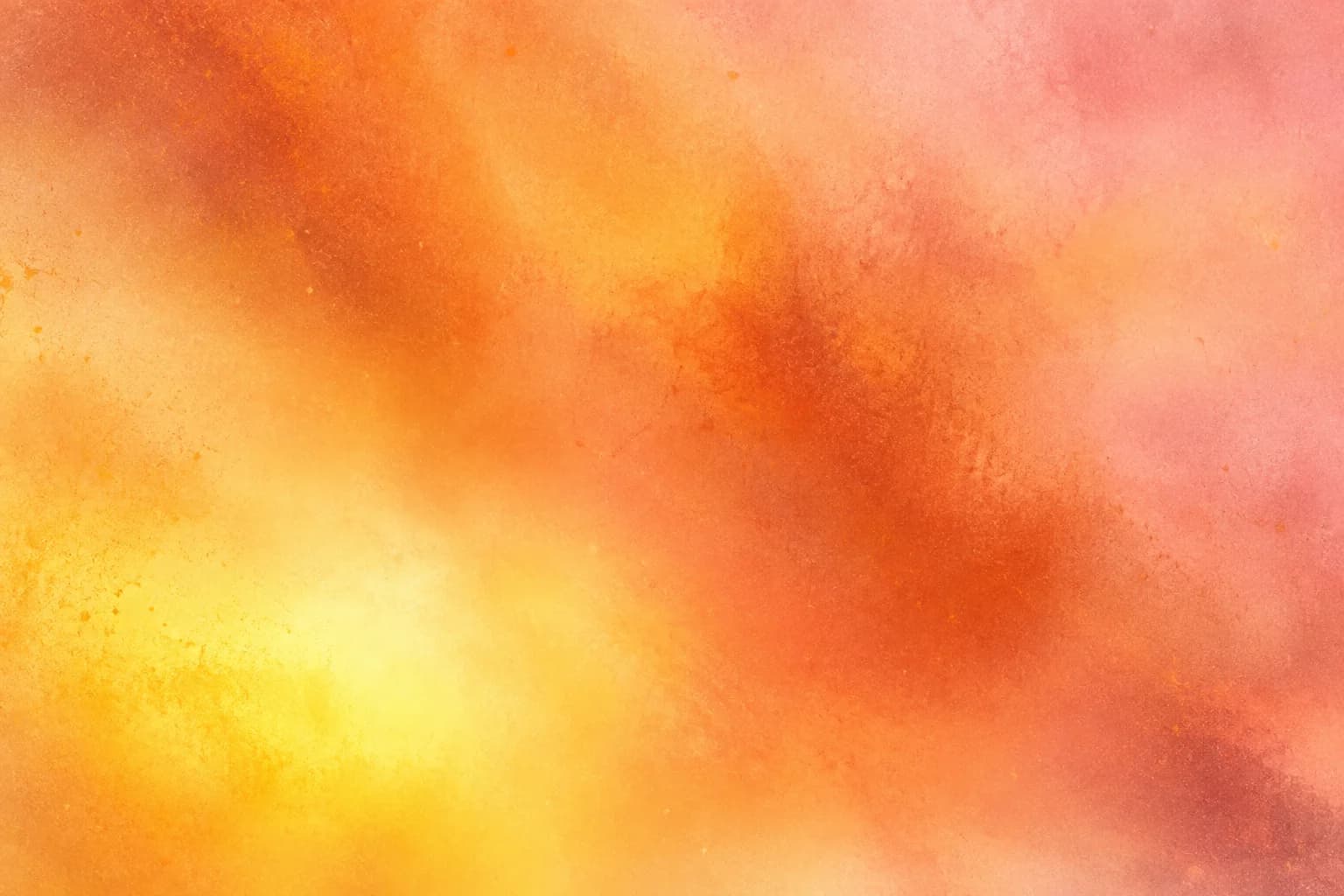 Textured abstract gradient in apricot, burnt orange, butter yellow and dusty pink.