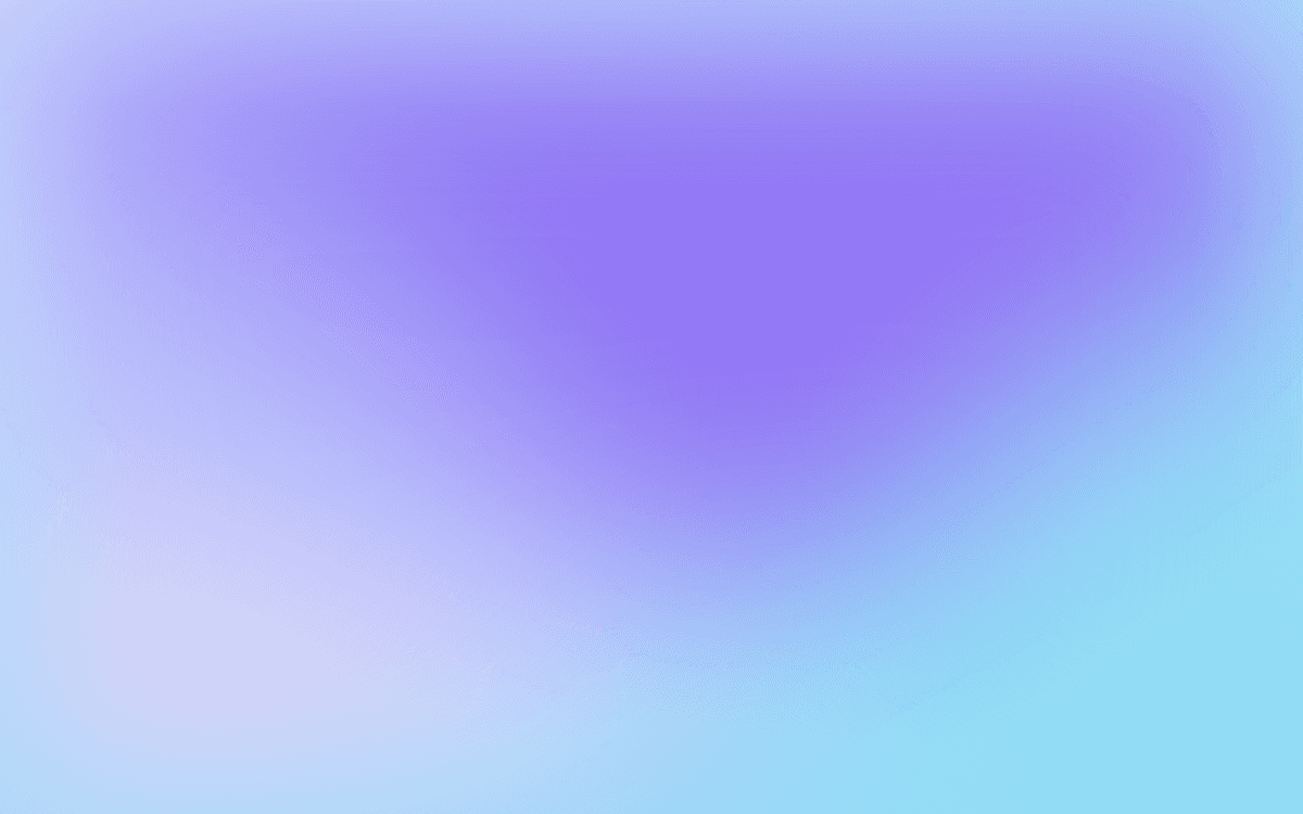 Soft violet, sky-blue, and blush mesh gradient.
